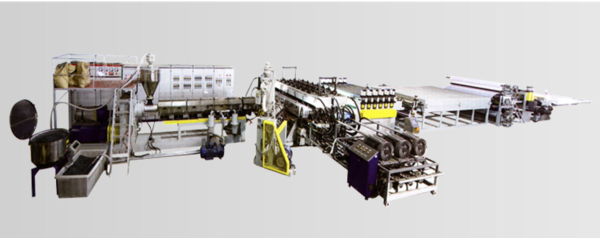 PC PP PE  hollow grid board wave board machine